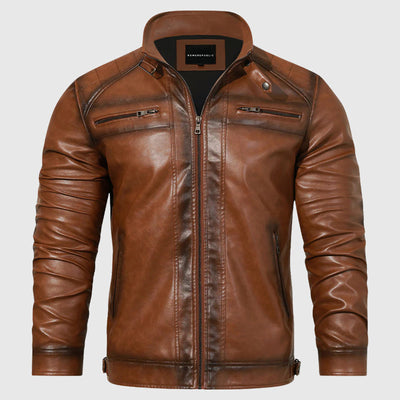 Ture® | Davide Costa Slim Fit Leather Jacket