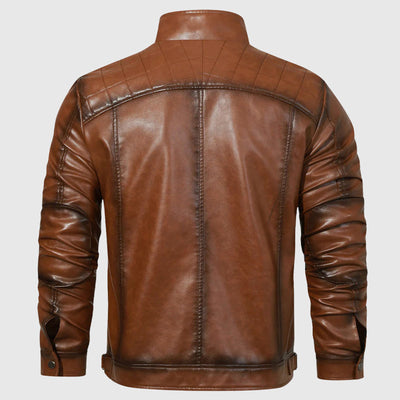 Ture® | Davide Costa Slim Fit Leather Jacket