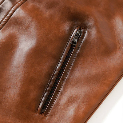 Ture® | Davide Costa Slim Fit Leather Jacket