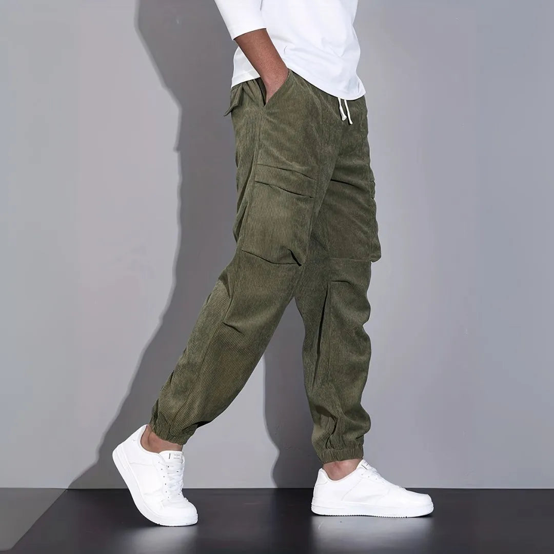 Gundisalvo | Soft Corduroy Cargo Pants