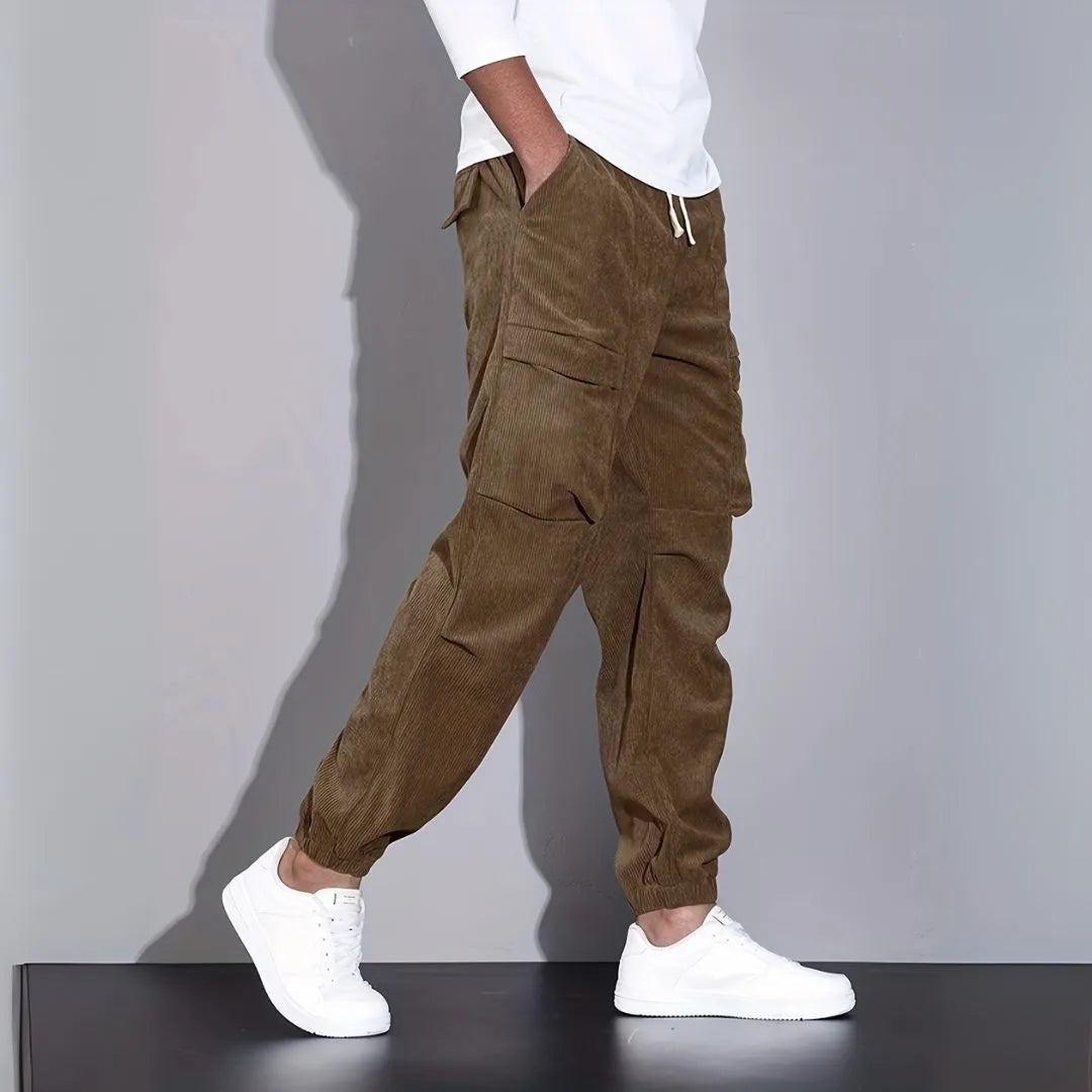 Gundisalvo | Soft Corduroy Cargo Pants