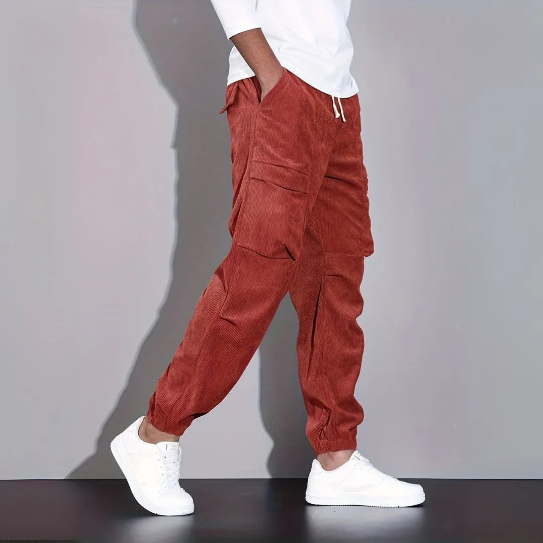 Gundisalvo | Soft Corduroy Cargo Pants
