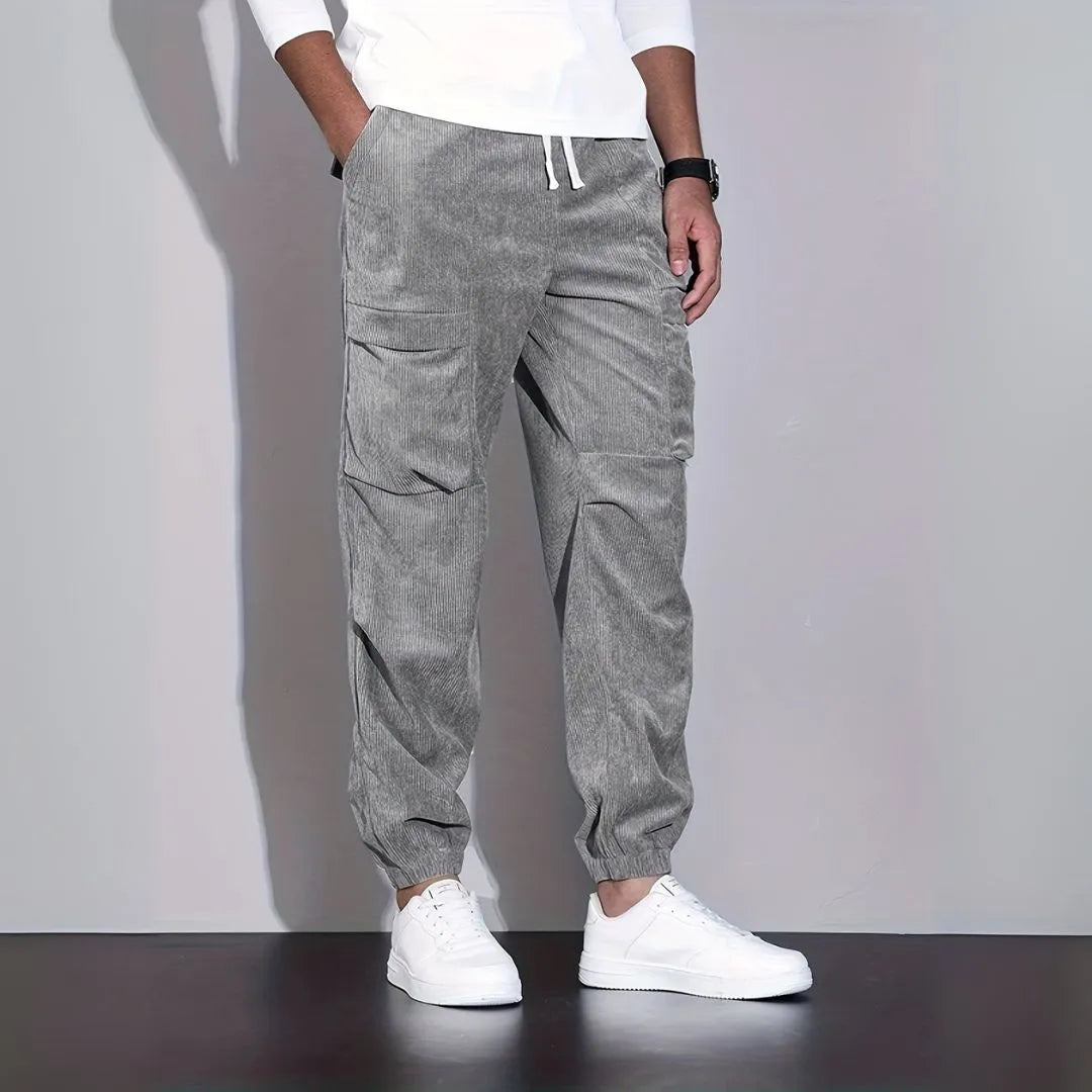 Gundisalvo | Soft Corduroy Cargo Pants