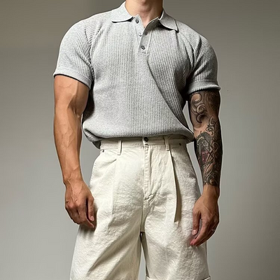 Keith® | Waffle Polo Shirt