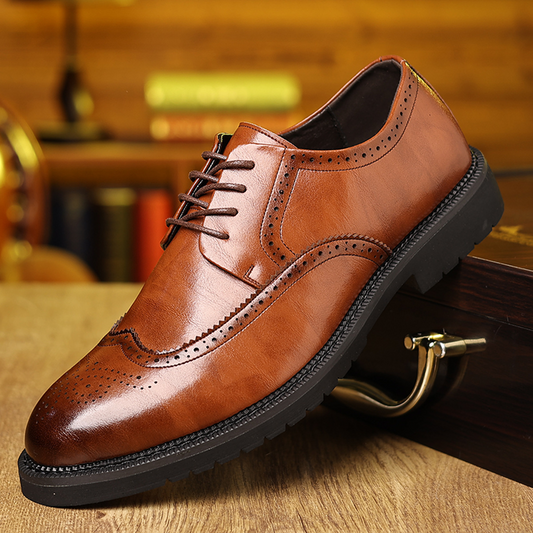 Salvador® | Bristol Brogue Leather Dress Shoes