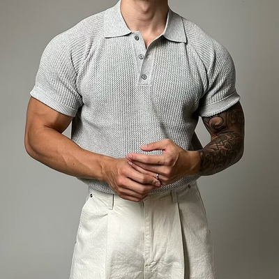 Keith® | Waffle Polo Shirt