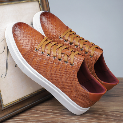 Travis® | Woven Leather Sneakers