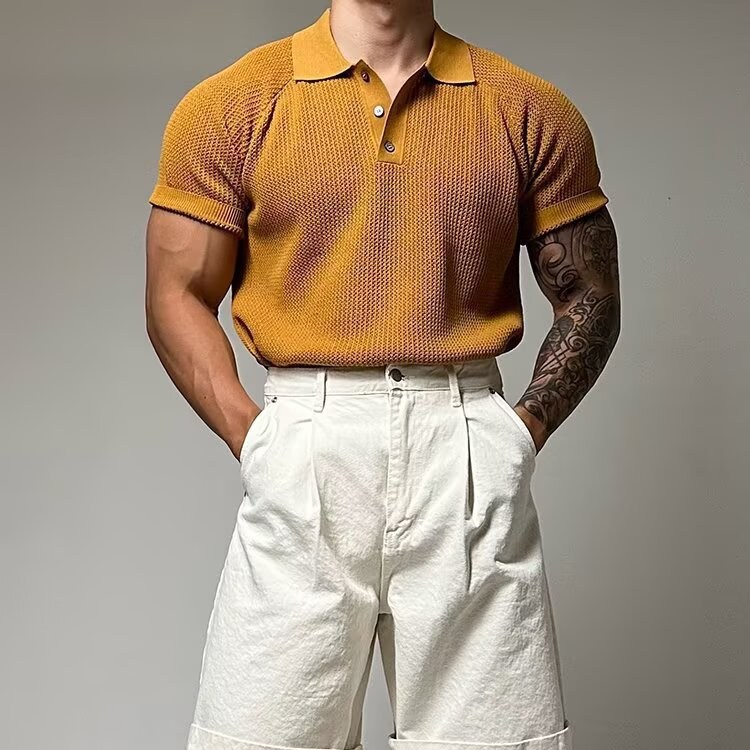 Keith® | Waffle Polo Shirt