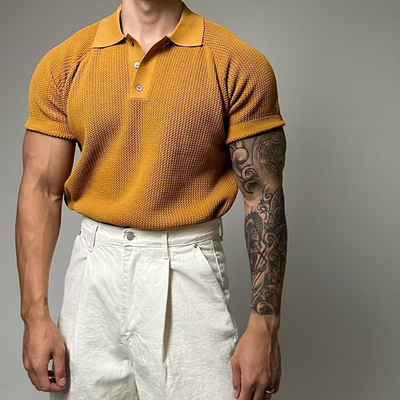 Keith® | Waffle Polo Shirt