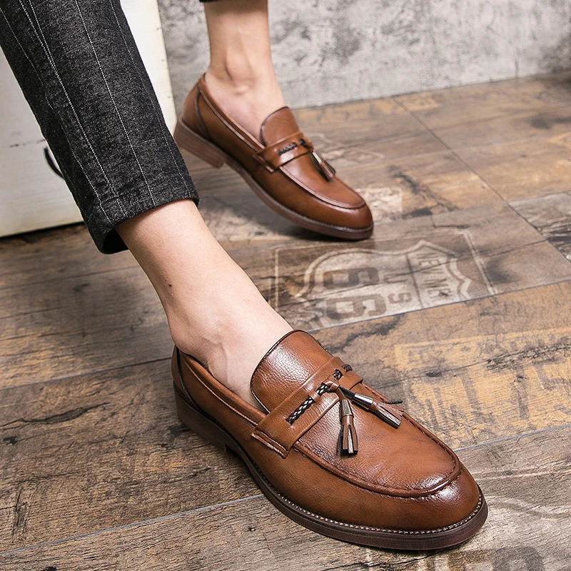 Frank | Leather Tassel Loafers