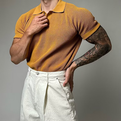 Keith® | Waffle Polo Shirt