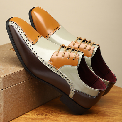 Gonzalo® | Salvatori Leather Brogue Dress Shoes