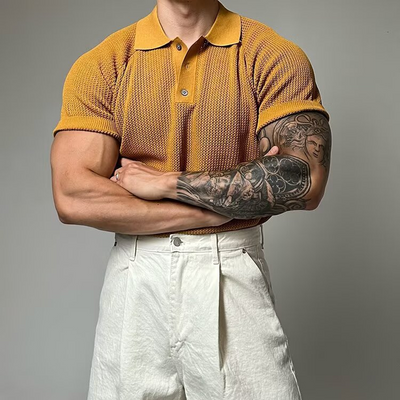 Keith® | Waffle Polo Shirt