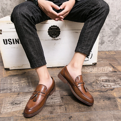 Frank | Leather Tassel Loafers