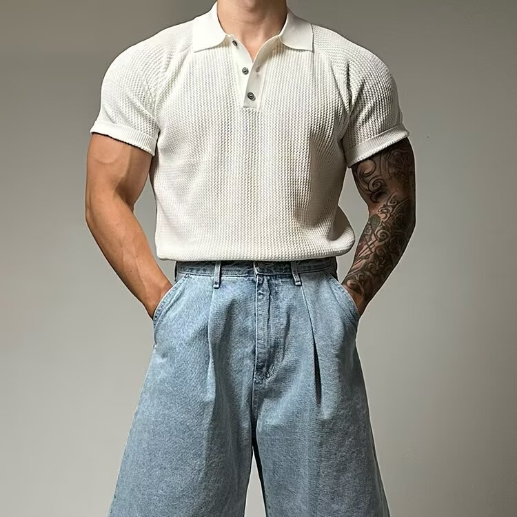 Keith® | Waffle Polo Shirt