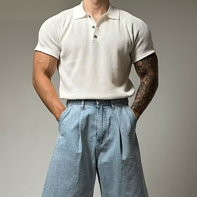 Keith® | Waffle Polo Shirt