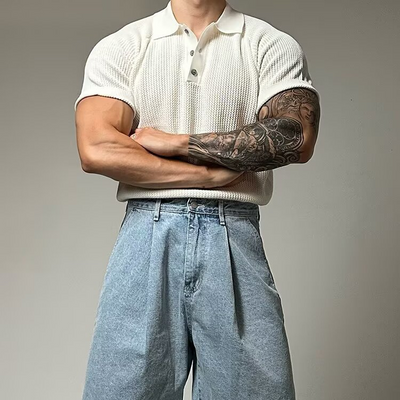 Keith® | Waffle Polo Shirt