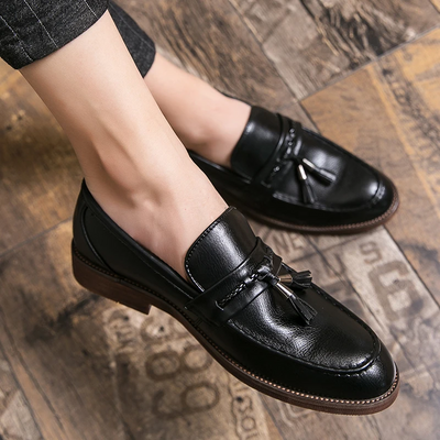 Frank | Leather Tassel Loafers