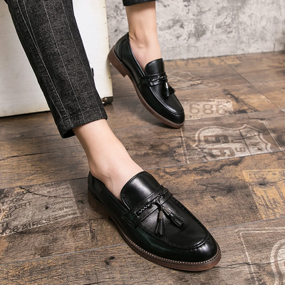 Frank | Leather Tassel Loafers