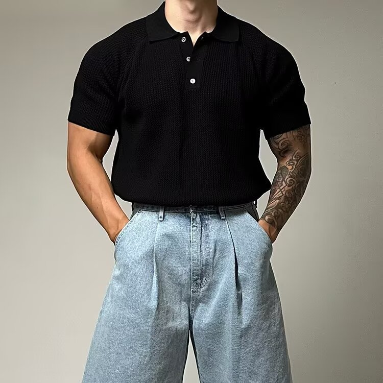 Keith® | Waffle Polo Shirt