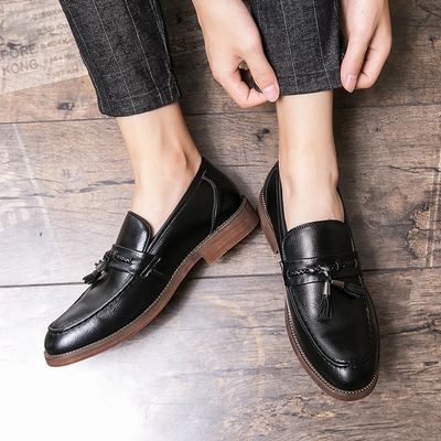 Frank | Leather Tassel Loafers