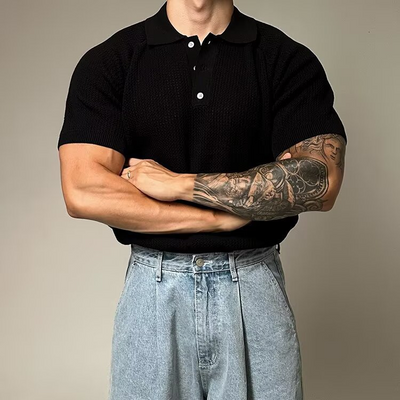 Keith® | Waffle Polo Shirt