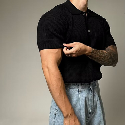 Keith® | Waffle Polo Shirt