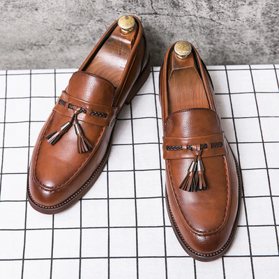 Frank | Leather Tassel Loafers