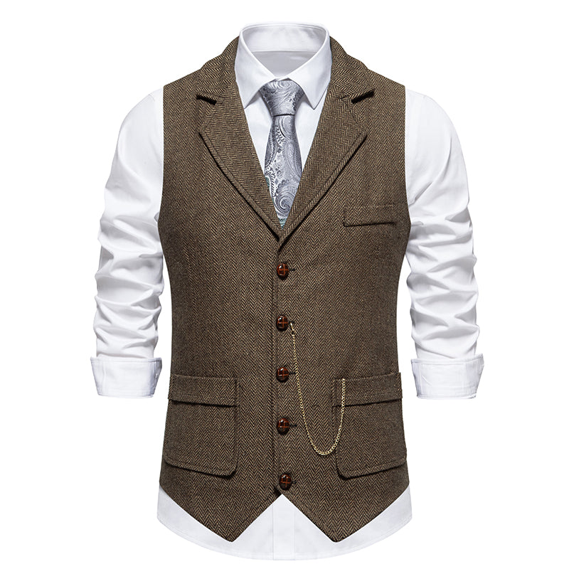 Marcelo | Windsor Herringbone Vest