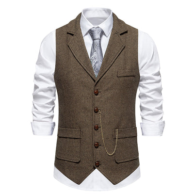 Marcelo | Windsor Herringbone Vest