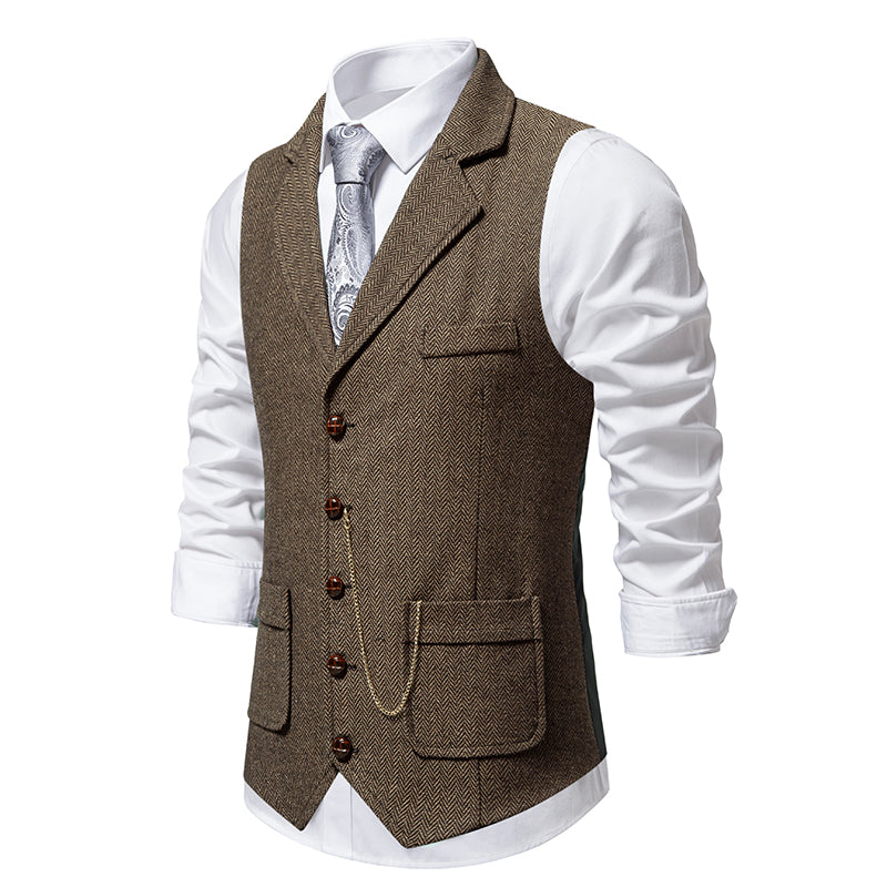 Marcelo | Windsor Herringbone Vest