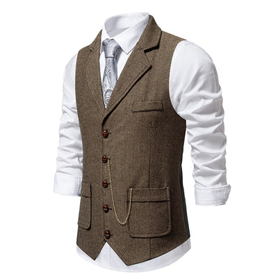 Marcelo | Windsor Herringbone Vest
