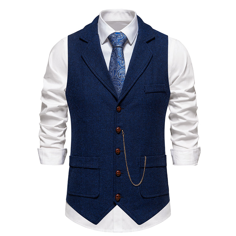 Marcelo | Windsor Herringbone Vest