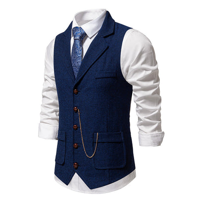 Marcelo | Windsor Herringbone Vest