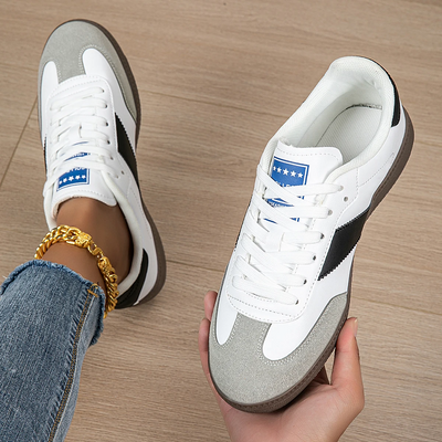 Kevin | Elle Retro Leather Sneakers