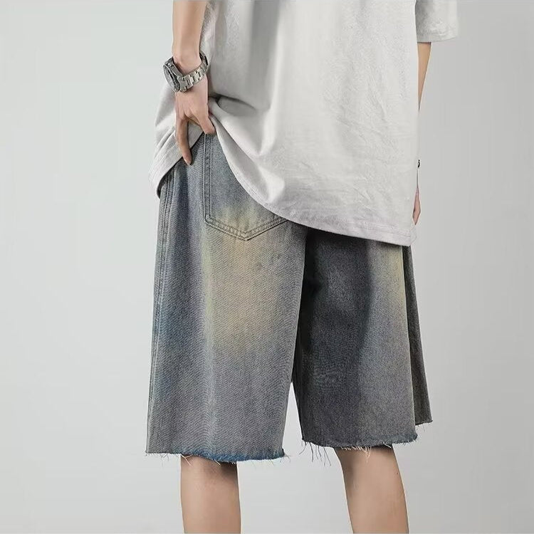 Ismael® | Urban Sonic Fringe Denim Shorts