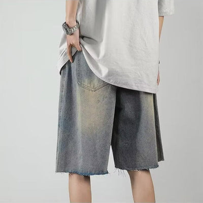 Ismael® | Urban Sonic Fringe Denim Shorts