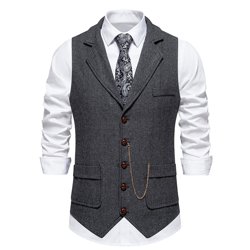 Marcelo | Windsor Herringbone Vest