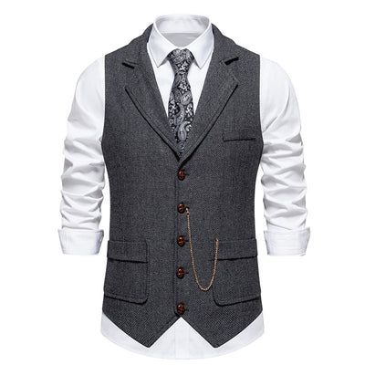 Marcelo | Windsor Herringbone Vest
