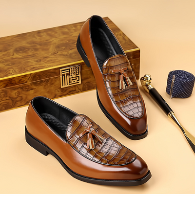 Louis | Preston Genuine Leather Tassel Loafers