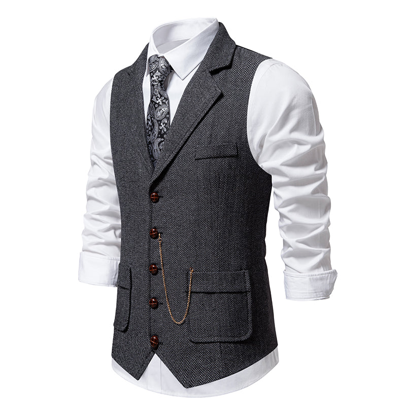 Marcelo | Windsor Herringbone Vest