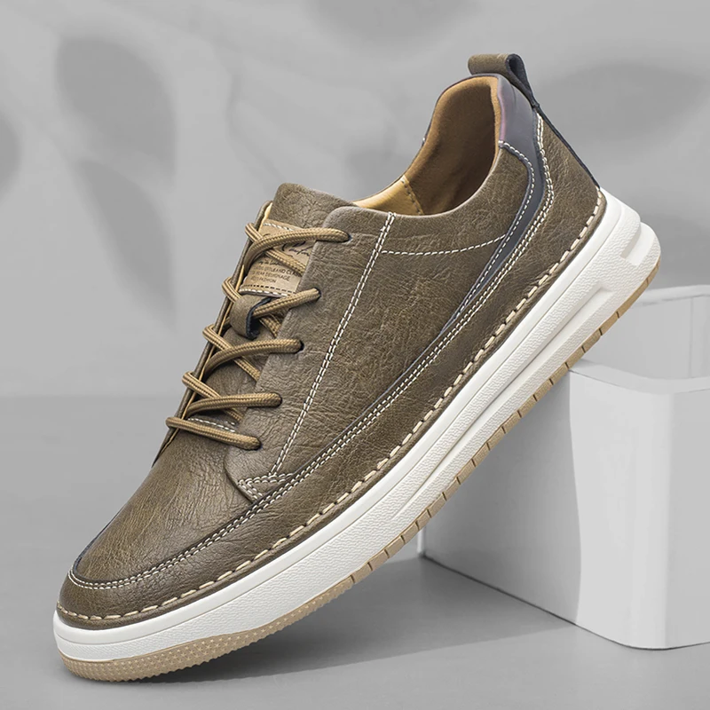 Eric | Classic Leather Sneakers