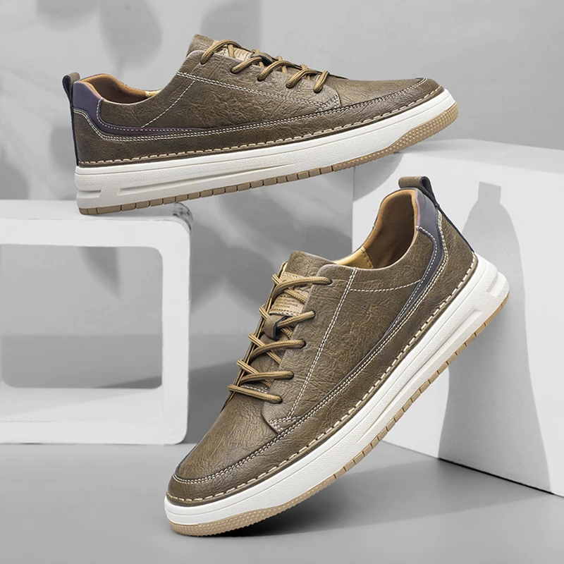 Eric | Classic Leather Sneakers