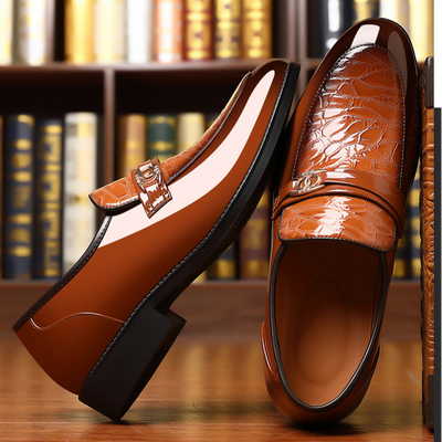 Nathan | Salvatore Patent Leather Loafers