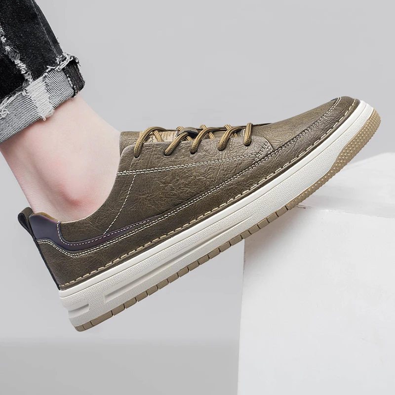 Eric | Classic Leather Sneakers