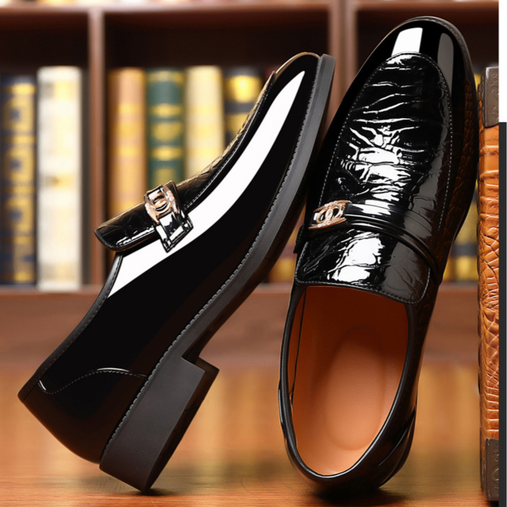 Nathan | Salvatore Patent Leather Loafers