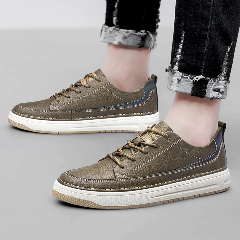 Eric | Classic Leather Sneakers