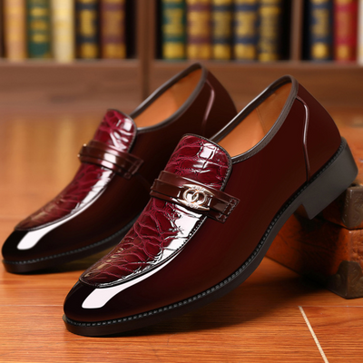 Nathan | Salvatore Patent Leather Loafers