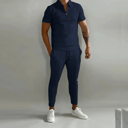 Malco® | Elegant Men'S Set Consisting Of A Polo And Elegant Trousers