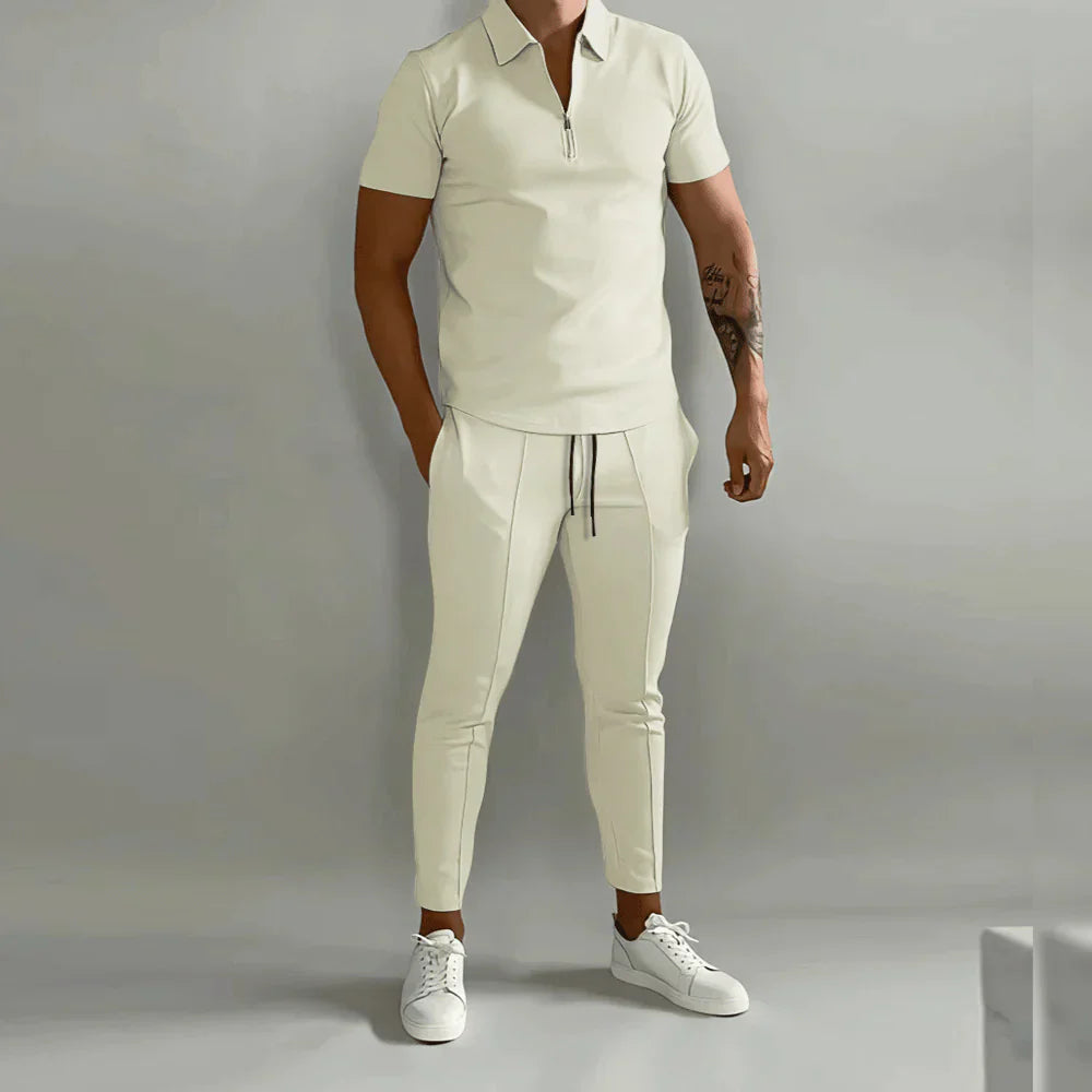 Malco® | Elegant Men'S Set Consisting Of A Polo And Elegant Trousers
